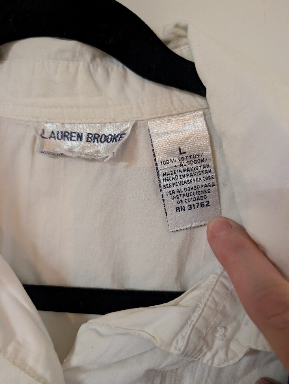 "Country Garden" Embroidered Button Down - Picture 3 of 4